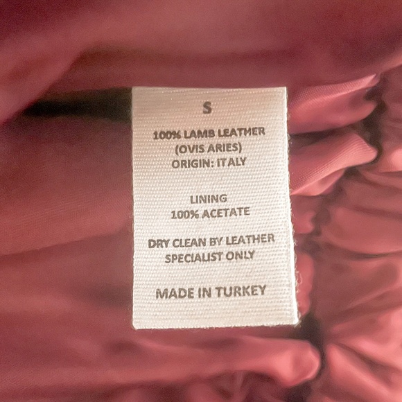 Ulla Johnson Briar Leather Jacket in Mahogany S - Picture 14 of 16